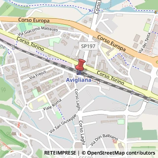 Mappa Corso Laghi, 5, 10051 Avigliana, Torino (Piemonte)