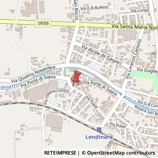 Mappa Via oslavia - centro 8, 45026 Lendinara, Rovigo (Veneto)