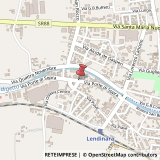 Mappa Via porte di sopra 50, 45026 Lendinara, Rovigo (Veneto)