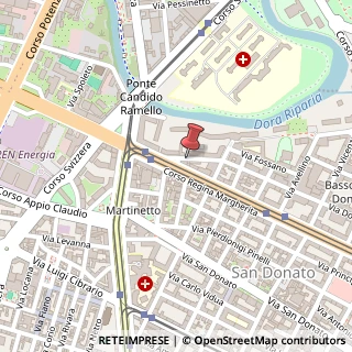 Mappa Via Don Giovanni Bosco,  104, 10144 Torino, Torino (Piemonte)