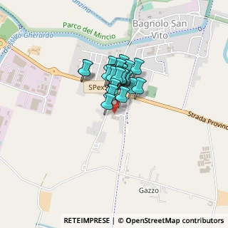 Mappa Via De Gasperi, 46031 Bagnolo San Vito MN, Italia (0.25385)