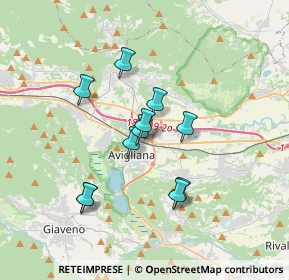 Mappa Via Giovanni e Francesca Falcone, 10051 Avigliana TO, Italia (2.87)