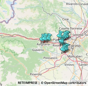 Mappa Via Giovanni e Francesca Falcone, 10051 Avigliana TO, Italia (10.71667)