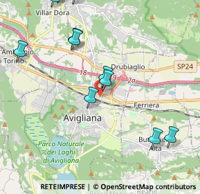 Mappa Via Giovanni e Francesca Falcone, 10051 Avigliana TO, Italia (2.43455)