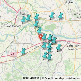 Mappa SP 617 Bronese, 27040 Campospinoso PV, Italia (6.941)