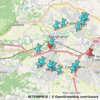 Mappa Strada Costa, 10091 Alpignano TO, Italia (2.31438)