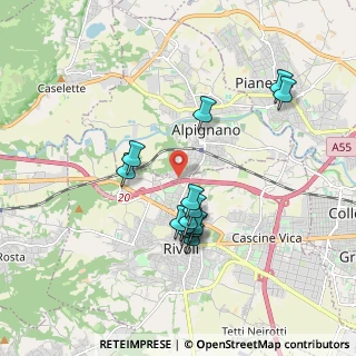 Mappa Strada Costa, 10091 Alpignano TO, Italia (1.67071)