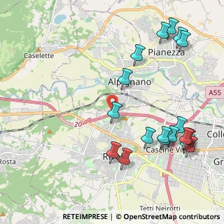 Mappa Strada Costa, 10091 Alpignano TO, Italia (2.55444)