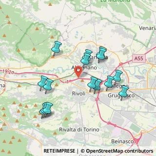 Mappa Strada Costa, 10091 Alpignano TO, Italia (3.72133)