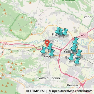 Mappa Strada Costa, 10091 Alpignano TO, Italia (3.84333)