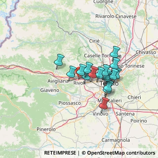 Mappa Strada Costa, 10091 Alpignano TO, Italia (10.22294)