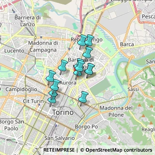 Mappa Largo Palermo, 10152 Torino TO, Italia (1.12429)