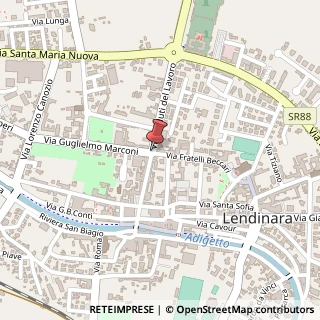 Mappa Via Guglielmo Marconi,  1, 45026 Lendinara, Rovigo (Veneto)