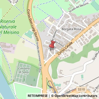Mappa Strada del Meisino, 34, 10132 Torino, Torino (Piemonte)
