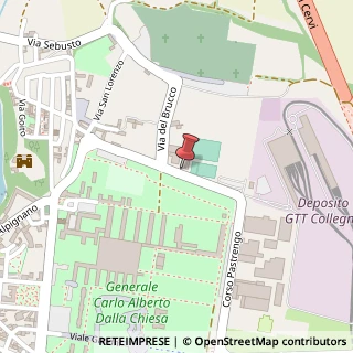 Mappa Via Fratelli Tampellini, 41, 10093 Collegno, Torino (Piemonte)