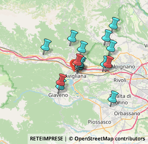 Mappa Via IV novembre, 10051 Avigliana TO, Italia (5.384)