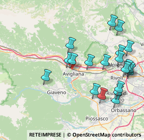 Mappa Via IV novembre, 10051 Avigliana TO, Italia (8.89)