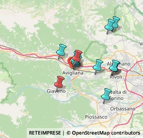 Mappa Via IV novembre, 10051 Avigliana TO, Italia (5.92769)