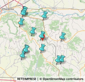 Mappa Via Eugenio Liprandi, 14023 Cocconato AT, Italia (8.35143)