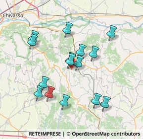 Mappa Via Eugenio Liprandi, 14023 Cocconato AT, Italia (7.00733)