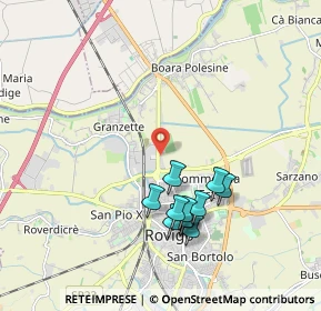 Mappa VIA PORTA ADIGE, 45100 Rovigo RO, Italia (1.84091)
