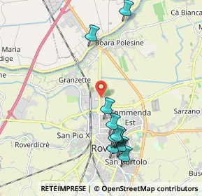 Mappa VIA PORTA ADIGE, 45100 Rovigo RO, Italia (2.09273)
