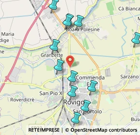 Mappa VIA PORTA ADIGE, 45100 Rovigo RO, Italia (2.40385)