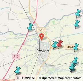 Mappa VIA PORTA ADIGE, 45100 Rovigo RO, Italia (7.00571)