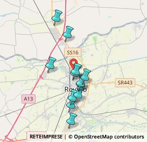 Mappa VIA PORTA ADIGE, 45100 Rovigo RO, Italia (3.085)