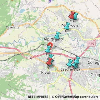 Mappa Via Rivoli, 10091 Alpignano TO, Italia (2.02167)
