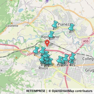 Mappa Via Rivoli, 10091 Alpignano TO, Italia (1.79824)