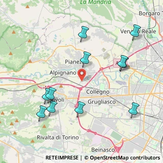 Mappa Via Arona, 10098 Bruere TO, Italia (4.68455)