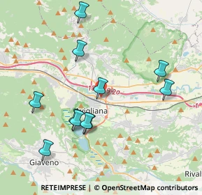 Mappa Via Francesca e Giovanni Falcone, 10051 Avigliana TO, Italia (4.02909)