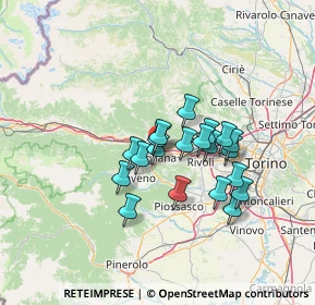 Mappa Via Francesca e Giovanni Falcone, 10051 Avigliana TO, Italia (10.4465)