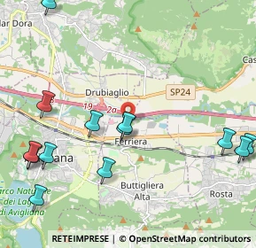 Mappa Via Dora Riparia, 10090 Buttigliera alta TO, Italia (2.70077)