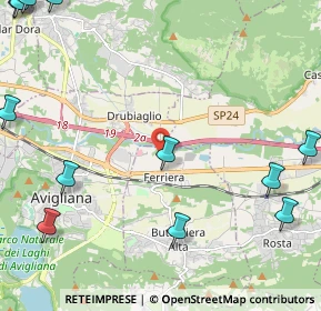 Mappa Via Dora Riparia, 10090 Buttigliera alta TO, Italia (3.4375)