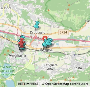 Mappa Via Dora Riparia, 10090 Buttigliera alta TO, Italia (1.58667)