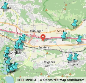 Mappa Via Dora Riparia, 10090 Buttigliera alta TO, Italia (3.367)