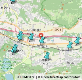 Mappa Via Dora Riparia, 10090 Buttigliera alta TO, Italia (2.64)