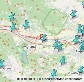 Mappa Via Dora Riparia, 10090 Buttigliera alta TO, Italia (6.552)