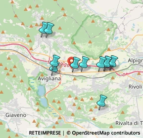 Mappa Via Dora Riparia, 10090 Buttigliera alta TO, Italia (3.16364)