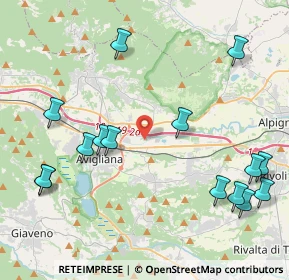 Mappa Via Dora Riparia, 10090 Buttigliera alta TO, Italia (5.13867)