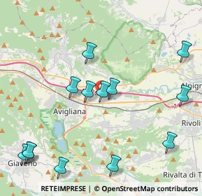 Mappa Via Dora Riparia, 10090 Buttigliera alta TO, Italia (4.91231)