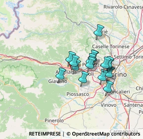 Mappa Via Dora Riparia, 10090 Buttigliera alta TO, Italia (10.21625)
