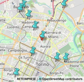Mappa Largo Francesco Cigna, 10152 Torino TO, Italia (2.75417)