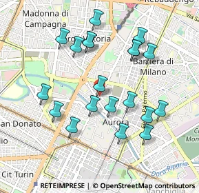 Mappa Largo Francesco Cigna, 10152 Torino TO, Italia (0.9345)