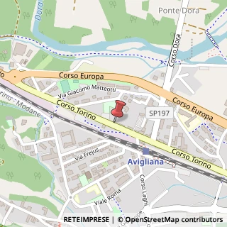 Mappa Corso Torino, 182, 10051 Avigliana, Torino (Piemonte)