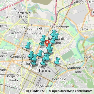 Mappa Via Cuneo, 10152 Torino TO, Italia (1.4745)