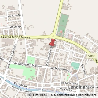Mappa Via Caduti sul Lavoro,  23, 45026 Lendinara, Rovigo (Veneto)