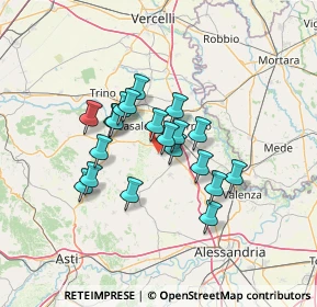 Mappa Strada Corte, 15030 Terruggia AL, Italia (10.277)